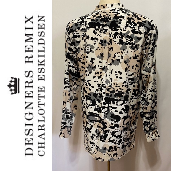 DESIGNERS REMIX by Charlotte Eskildsen silk shirt - Picture 4 of 5